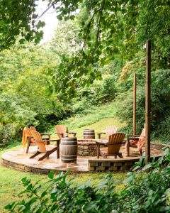 Beechwood firepit garden