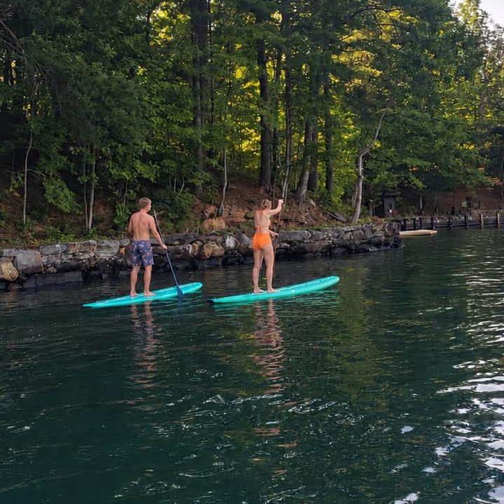 Lake paddleboard