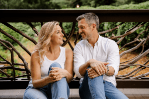 Beechwood Inn Couple on Porch railing