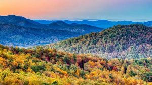 Black Rock Mountain fall overlook